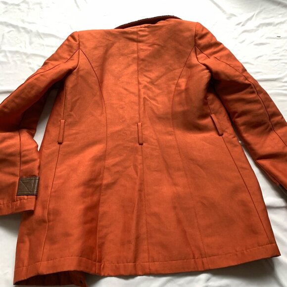 Sam Edelman Orange Fall Coat Belted Size XS - Picture 5 of 5